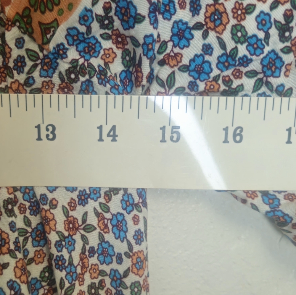 Umgee Women Dress Stevie Nicks Floral  Cottagecore Belle Sleeve High Low Midi Md - Picture 7 of 9